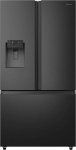 Hisense NoFrost  612 L  augstums 179 cm  melna - SBS Ledusskapis  RF793N4SAFE (6921727074522)