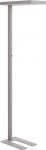 Beliani Lampa podłogowa Beliani Lampa podłogowa LED metalowa srebrna TAURUS