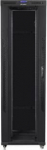 Lanberg Installation cabinet rack 19 42U 800x1200 black, glass door LCD (Flat pack)
