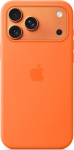 Apple iPhone 17 Pro Max Silicone Case with MagSafe orange