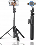 Ulanzi Selfie stick Ulanzi Statyw Kijek Selfie Stick Tripod Pilot Bluetooth Monopod Wysoki 160cm Magnetyczny Zintegrowany Uchwyt Na Telefon / Ulanzi / Sk-05