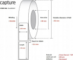 Capture Label 105x32, Core 40,