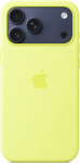 Apple iPhone 17 Pro Max Silicone Case with MagSafe neon yellow
