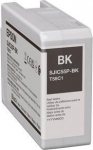 Epson SJIC55(BK): INK CARTRIDGE FOR/COLORWORKS CW-D6500/D6000-BLACK
