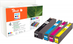 Peach Tusz Peach Peach PI300-750 nab&oacute;j z tuszem 4 szt. Zamiennik Wysoka (XL) wydajność Czarny, Cyjan, Purpurowy, Ż&oacute;łty