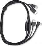 Wacom Kabel USB Wacom USB-A + USB-C - USB-A + HDMI Czarny (ACK44506Z)