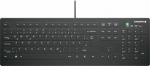 Cherry Klawiatura Cherry CHERRY Keyboard AK-C8112 Medical corded sealed [DE] black IP68 kabelgebunden, vollversiegelt, IP68