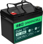 Green Cell Battery AGM VRLA 12V 33Ah IP54