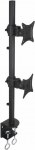Techly ICA-LCD-350-D monitor mount / stand 68.6 cm (27") Desk Black