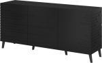 Cama Meble Nova chest of drawers 155x40x72 Black Mat