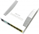 Mikrotik CSS106-1G-4P-1S network switch Gigabit Ethernet (10/100/1000) Power over Ethernet (PoE) White