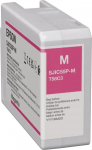Epson SJIC55(M): INK CARTRIDGE FOR/COLORWORKS CW-D6500/D6000-MAGENT