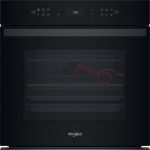 Whirlpool Piekarnik Whirlpool 73 L czarny piekarnik pirolityczny - wbudowany elektryczny piekarnik WOI6A8FPT1SBA (8003437836398)