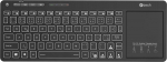 C-Tech Klawiatura C-Tech C-TECH Klawiatura WLTK-03 Bezprzewodowa Touchpad czarna