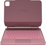 4Kom.pl Etui Typecase Edge z klawiaturą do iPad  Air 13'' 2024/2025 r&oacute;żany