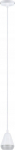 Paulmann Lampa wisząca Paulmann Oprawa wisząca LUIA GU10 max.10W IP44 230V biały / metal
