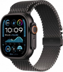 Apple Watch Ultra 2 GPS + Cellular 49 mm Black Titanium Case with Black Titanium Milanese Loop - M
