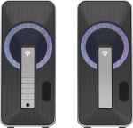 Genesis Helium 100 BT RGB k&otilde;larikomplekt 10 W PC/s&uuml;learvuti Must, H&otilde;be 2.0 kanalid Bluetooth