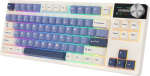 Royal Kludge RK S85 White Night Gaming Keyboard Beige switch