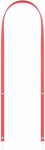 Apple Crossbody strap - bright guava