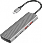 Logilink Ultra lim USB3.2 hub 2x USB-A, 5xUSB-C, PD, 100