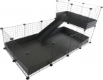 C&C modular cage one-storey 4x2 + Loft 2x1 + Black ramp