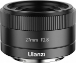 Ulanzi Obiektyw Ulanzi Obiektyw Ulanzi 27mm 27 F2.8 Autofocus AF do Aparat&oacute;w APS-C SONY E / E-mount / F169