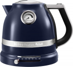 Kitchenaid 5KEK1522EIB elektrikann 1,5 l 2400 W Must, Sinine, Roostevaba teras