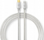 Nedis Kabel USB Nedis Lightning - USB-C 2 m Srebrny (CCTB39650AL20)