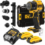 Dewalt Wiertarko-wkrętarka Dewalt 18v xr 2x1ah bezszczotkowa wiertarko-wkrętarka wielogłowicow