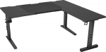 Genesis Biurko GENESIS Holm Modular 160 Corner Czarne 160 cmx75 cm