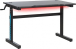 Beliani Biurko Beliani Durbin Czarne 120 cmx60 cm