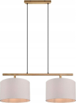 Delight Lampa wisząca DELIGHT Trio Korba 301200201 lampa wisząca zwis 2x60W E27 drewno