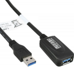 Inline Kabel USB InLine USB-A - USB-B 5 m Czarny (35650)