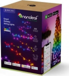 Nanoleaf Holiday String Light - świąteczne lampki choinkowe wenętrzne/zewnętrzne 20m (250 LED w tym kontroler) (technologia Matter) (black)