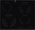 Electrolux EHF6343FOK hob Black Built-in 60 cm Ceramic 4 zone(s)