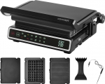 Concept Solution Grill elektryczny Concept Grill ellektryczny z termosondą i płytą do gofr&oacute;w GE3550