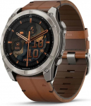 Garmin Fenix 8 3.56 cm (1.4") AMOLED 51 mm Digital 454 x 454 pixels Touchscreen Titanium Wi-Fi GPS (satellite)