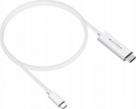 Hyperdrive Kabel USB HyperDrive USB-C - HDMI 2.5 m Biały (HD6007WHGL)