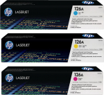 HP Toner HP 126A Zestaw CMY Oryginał  (CF341A)