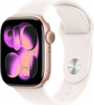 Apple Watch Series 11 GPS + Cellular 42mm Rose Gold Alu Case, Light Blush Sport Band S/M EU MF8E4