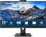 Philips P Line 329P1H/00 PC lamekuvar 80 cm (31.5") 3840 x 2160 pikslit 4K Ultra HD LED Must
