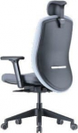 Brother Krzesło biurowe Brother Up Up Athene ergonomic office chair Black, Grey + Blue fabric