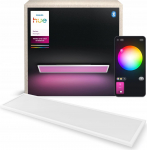 Philips Hue White and Color Ambiance Surimu - Taklampspanel - LED - 300 x 1200 mm - 60 W - 2000-6500 K - rektangel - vit