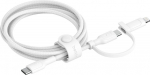 Belkin Kabel USB Belkin USB-C - Lightning 1.5 m Biały (CAC003HQ1.5MWH)