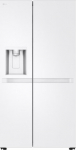 LG Refrigerator | GSLC40SWPE | Energy efficiency class E | Free standing | Side by side | Height 179 cm | Fridge net capacity 417 L | Freezer net capacity 221 L | Display | 36 dB | White