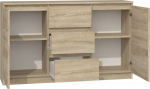 Top E Shop Topeshop KOMODA 2D3S DĄB SONOMA chest of drawers