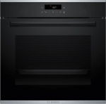 Bosch Oven | HBA272BB3 | 71 L | Electric | Pyrolysis/Hydrolytic | Touch control | Height 59.5 cm | Width 59.4 cm | Black
