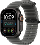 Apple Smartwatch Watch Ultra 4 GPS + Cellular 49mm Black Titanium Case with Translucent Black Ocean Band