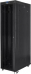 Lanberg Standing rack cabinet 19 inches 47U 800x1200mm, glass LCD doors (FLAT PACK) black